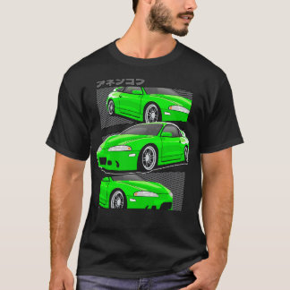 Camiseta Eclipse Verde Mitsubishi 2g