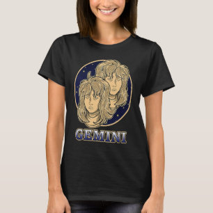 Camiseta Ecliptic Horoscopio Ascendente Gemini Rótulo Zodia