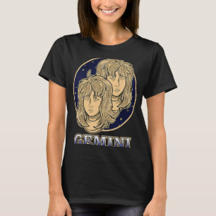 Camiseta Ecliptic Horoscopio Ascendente Gemini Rótulo Zodia