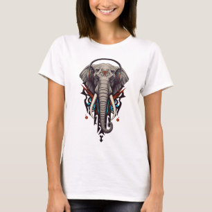 Camiseta Eco de Gigantes – Elefante Abstracto en Sonido