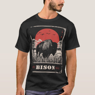 Camiseta Eco de las llanuras: Bison Future Relic