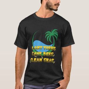 Camiseta Eco de limpieza del mar para la protección de abej