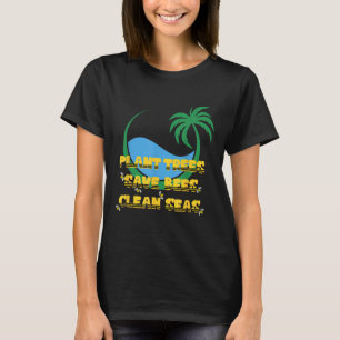 Camiseta Eco de limpieza del mar para la protección de abej