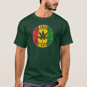 Camiseta Eco Friendly - 100% Natural Jah Army Shirt -