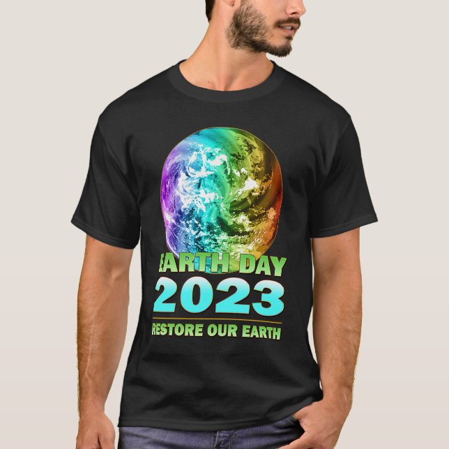 Camiseta Eco Friendly Clothing for Earth Day 2023 Anniversa (Anverso)