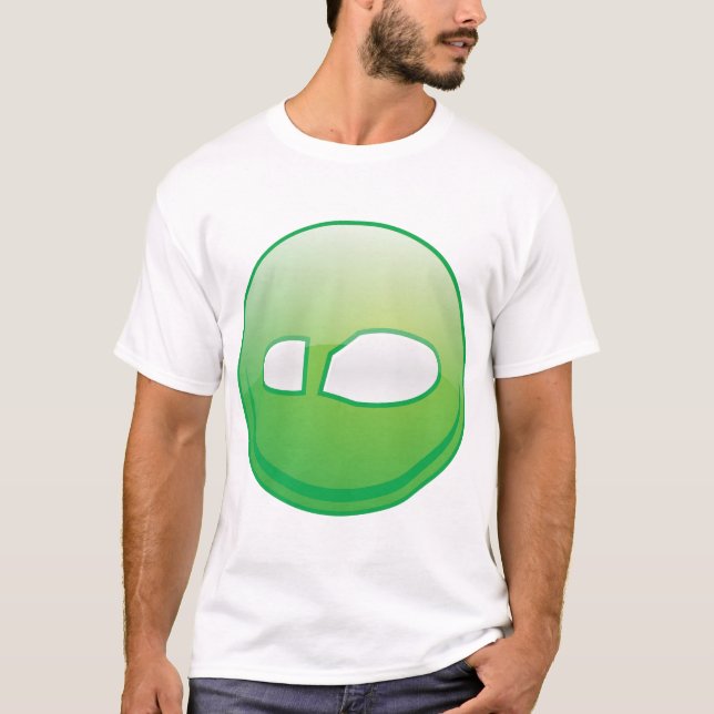 Camiseta Eco-Friendly Green Footprint Icon (Anverso)