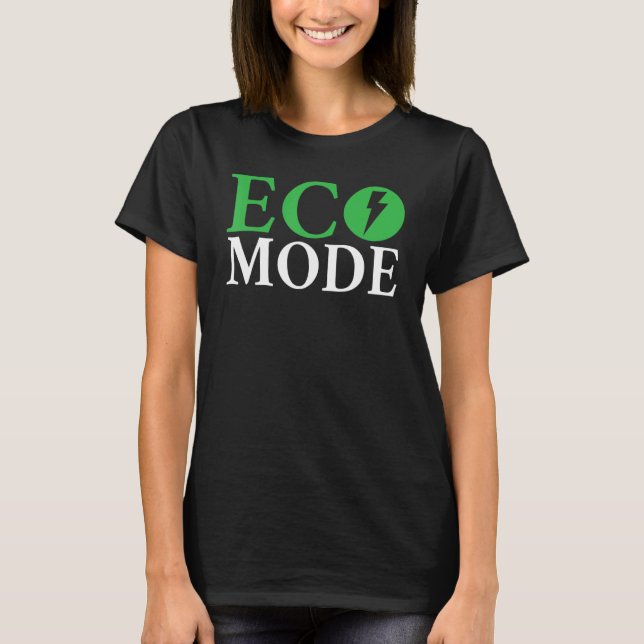Camiseta Eco Mode EV Vehículo Eléctrico (Anverso)