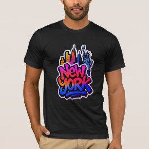 Camiseta Eco urbano: Pulso de graffiti