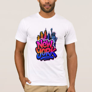 Camiseta Eco urbano: Pulso de graffiti