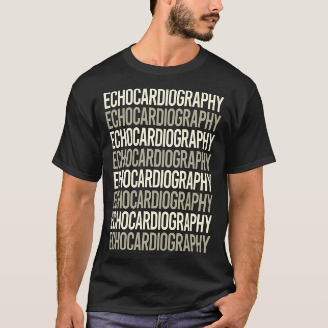 Camiseta Ecocardiograma Ecocardiograma Ecocardiograma (Anverso)