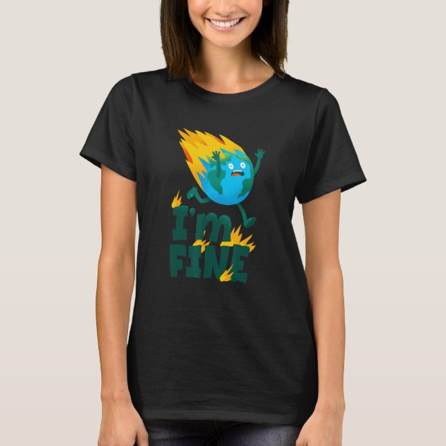 Camiseta Ecología Ambientalista de Save Planet Earth (Anverso)