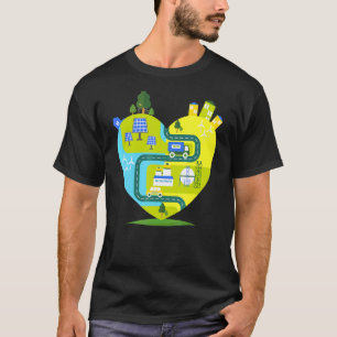 Camiseta Ecología energética sostenible de la energía solar