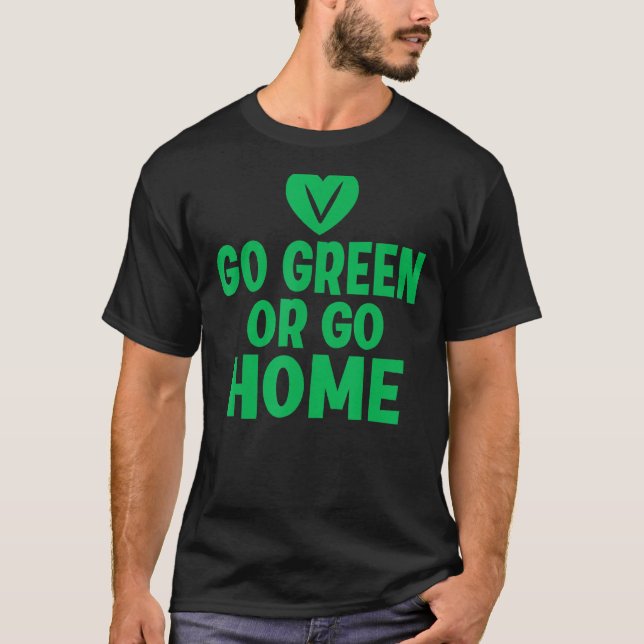 Camiseta Ecológico O Vete A Casa Veggie Lover Vegan (Anverso)