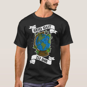 Camiseta Ecologo protección ambiental animales plantas 