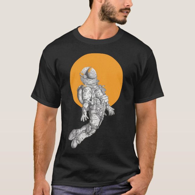 Camiseta Ecomi A La Moon Astronaut Space Suite Mejor Cripta (Anverso)