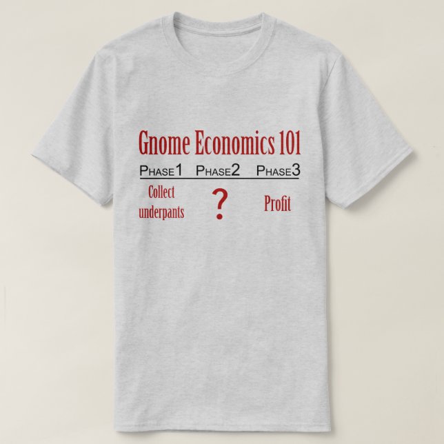 Camiseta Economía de Gnome (Diseño del anverso)