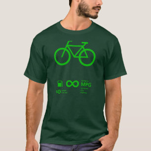 Camiseta Economía del combustible de la bicicleta