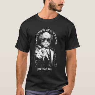 Camiseta Economía Divertida John Stuart Mill Economista Est