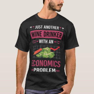 Camiseta Economista economista de la economía que bebe el v