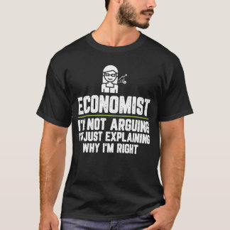 Camiseta Economista que no discuto, solo estoy explicando p