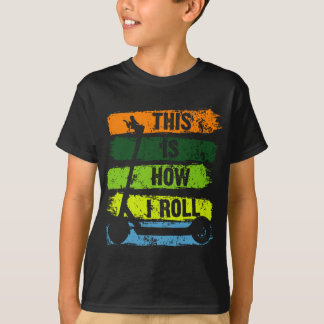 Camiseta Ecooter Eléctrico Así es como hago rodar Vinta