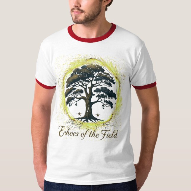 Camiseta Ecos de campo - T-S artística inspirada en la natu (Anverso)