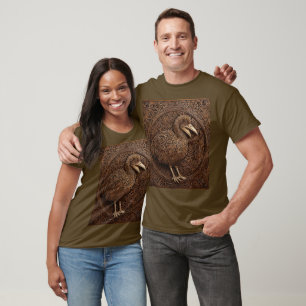 Camiseta "Ecos de extinción: Arte Dodo Wood"