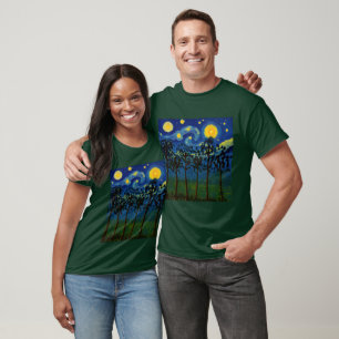 Camiseta Ecos forestales del infinito - Un paisaje forestal
