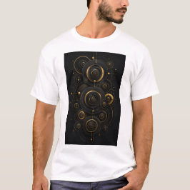 Camiseta Ecos infinitos | Círculo concéntrico de lujo