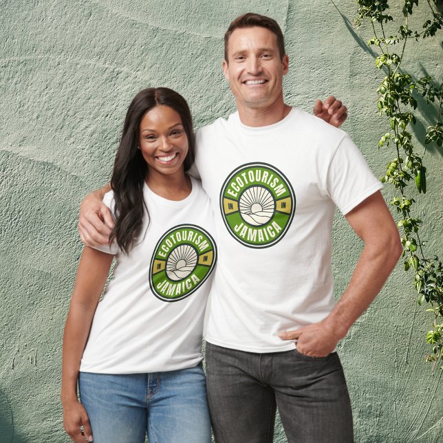 Camiseta Ecoturismo Jamaica Green Slow Travel Logo (Subido por el creador)