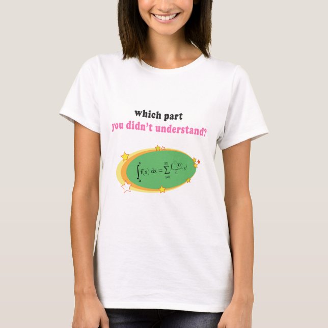 Camiseta Ecuación compleja de la matemáticas (Anverso)