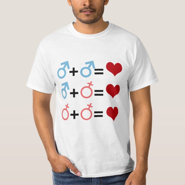 CAMISETA ECUACIÓN DE AMOR (Anverso)