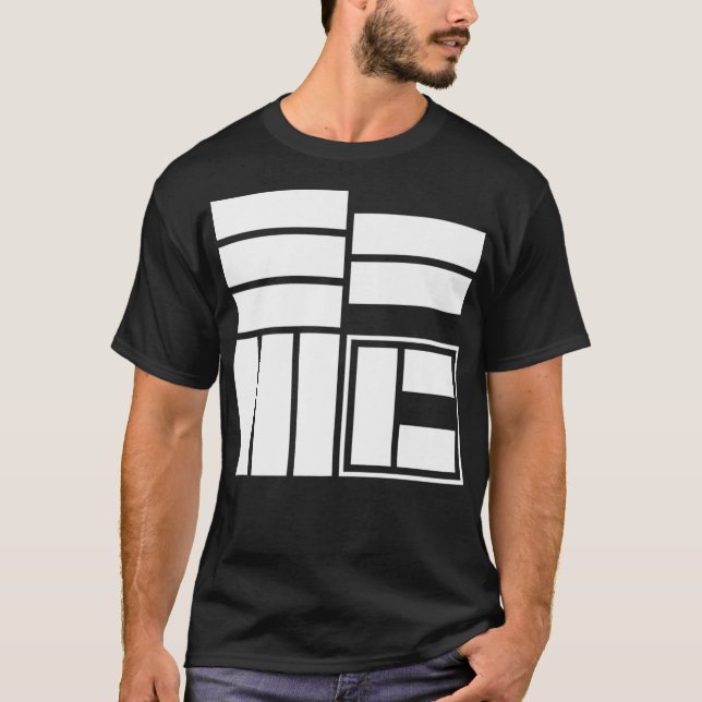 Camiseta Ecuación De Einsteins Emc2 Regalo Geek Único De Fí (Anverso)