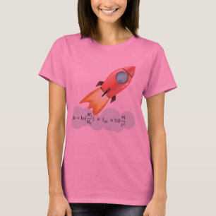 Camiseta Ecuación de la ingeniería espacial
