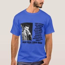 Camiseta Ecuación de los científicos de Nikola Tesla
