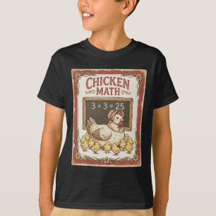 Camiseta Ecuación divertida de pizarra de matemáticas de po