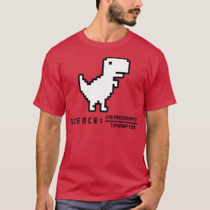 Camiseta Ecuación divertida de Velociraptor 4