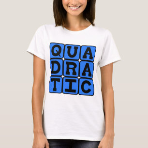 Camiseta Ecuación matemática cuadrática