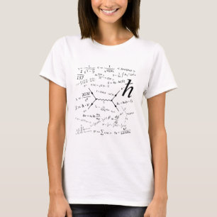 Camiseta Ecuaciones y fórmulas físicas