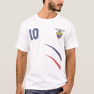 Camiseta Ecuador al estilo futbolero