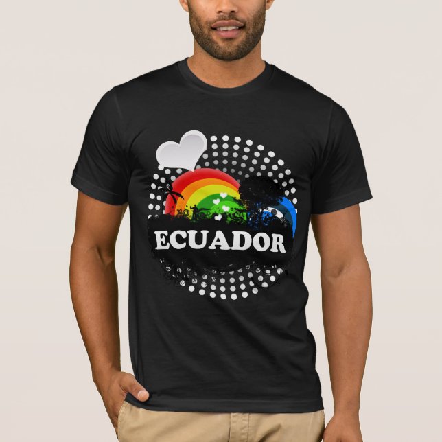 Camiseta Ecuador con sabor a fruta lindo (Anverso)