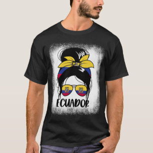 Camiseta Ecuador desordenado podio patriótico ecuatoriano d