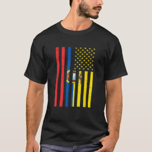 Camiseta Ecuador Estados Unidos Hombres de bandera Hombres 