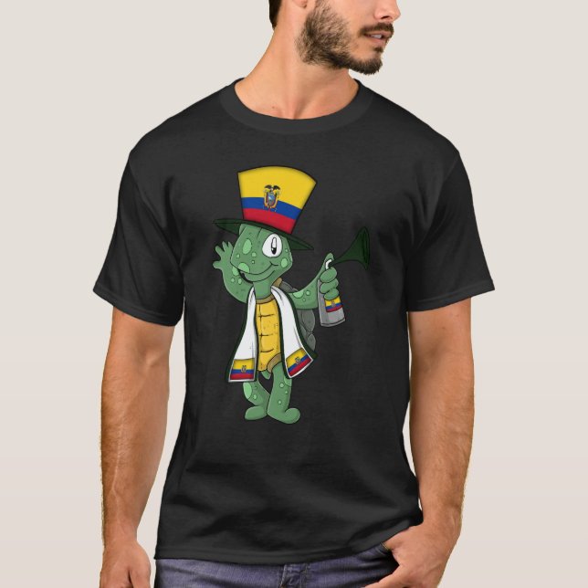 Camiseta Ecuador Fan Tortoise (Anverso)