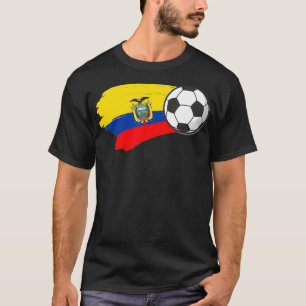 Camiseta Ecuador Flag Soccer Ecuadorian Futbol Hispanic Roo