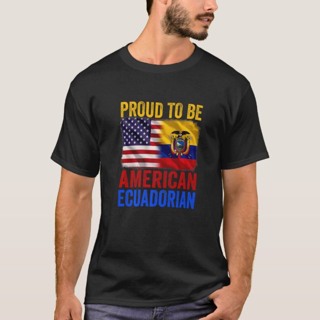 Camiseta Ecuador Pride Ecuadorian Adults Women Men Kids  1 (Anverso)