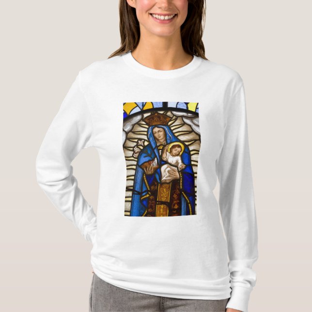 Camiseta Ecuador, Quito. Estatua de la Virgen alada (Anverso)