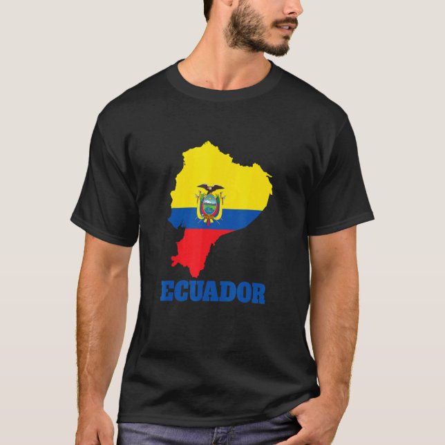 Camiseta Ecuador soccer & football fan 2022  Flag of Ecuado (Anverso)