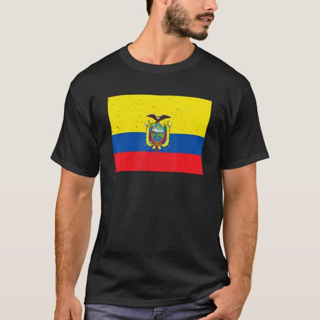 Camiseta Ecuadorian Ecuador Flag Pride Ecuadorian Flag (Anverso)