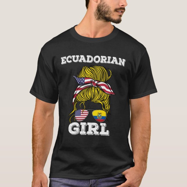 Camiseta Ecuadorian Girl Ecuador Roots (Anverso)